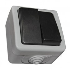 Διακόπτης Κομιτατέρ 10A Γκρί Επίτοιχος IP54 13-14501221